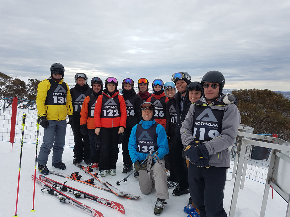 AACFC race team at Interclub races at Hotham