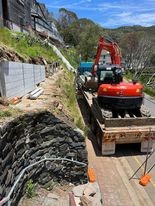 AAC FC retaining wall works 2 Nov 2023