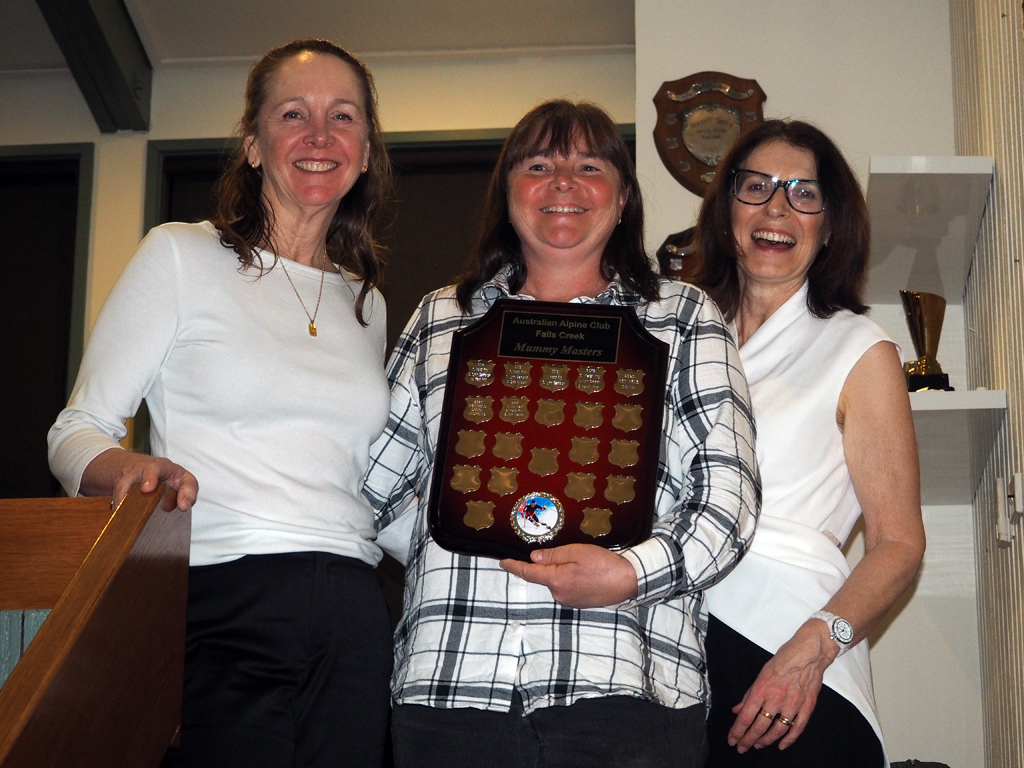 masters women's podium